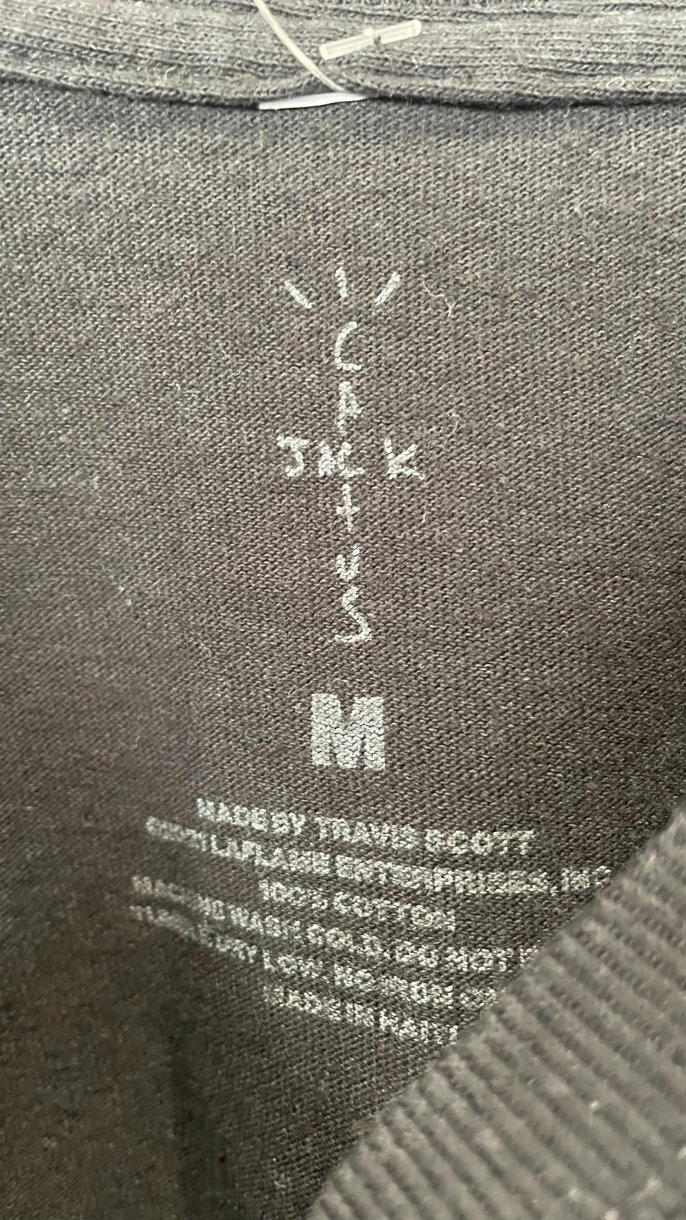 Travis Scott Cactus Jack for Fragment Danger Tee - M