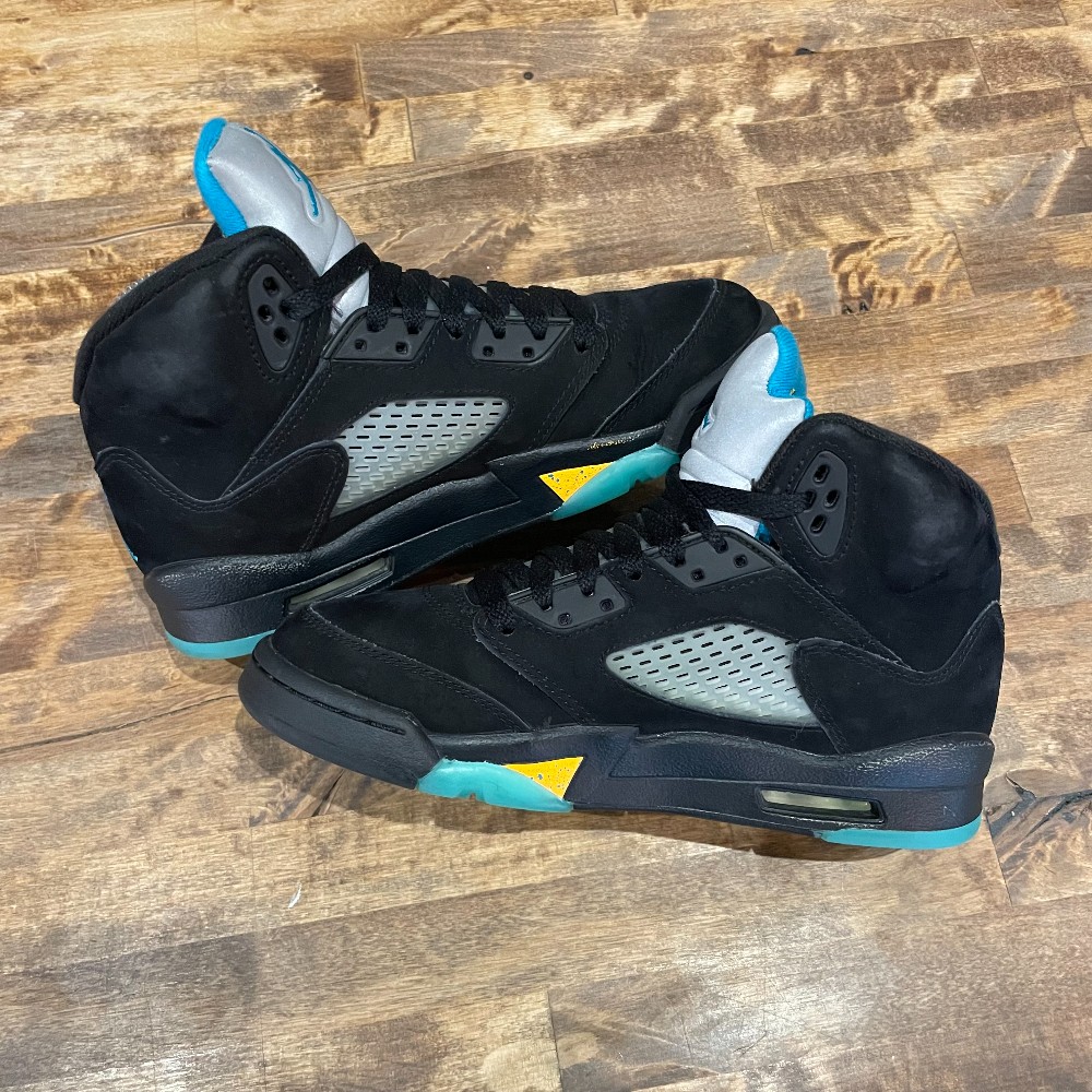 Jordan 5 Retro (GS) Aqua - Size 5.5Y (No Box)