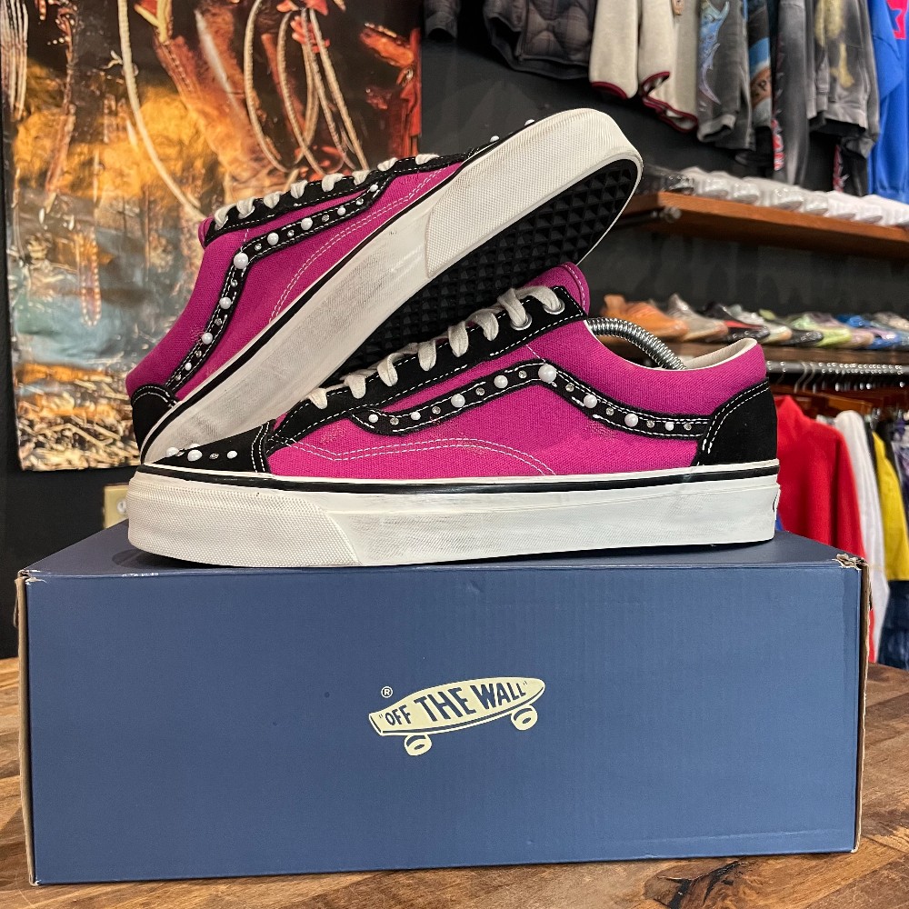 Vans Old Skool 36 Pearlized Fuchsia Red - Size 10.5
