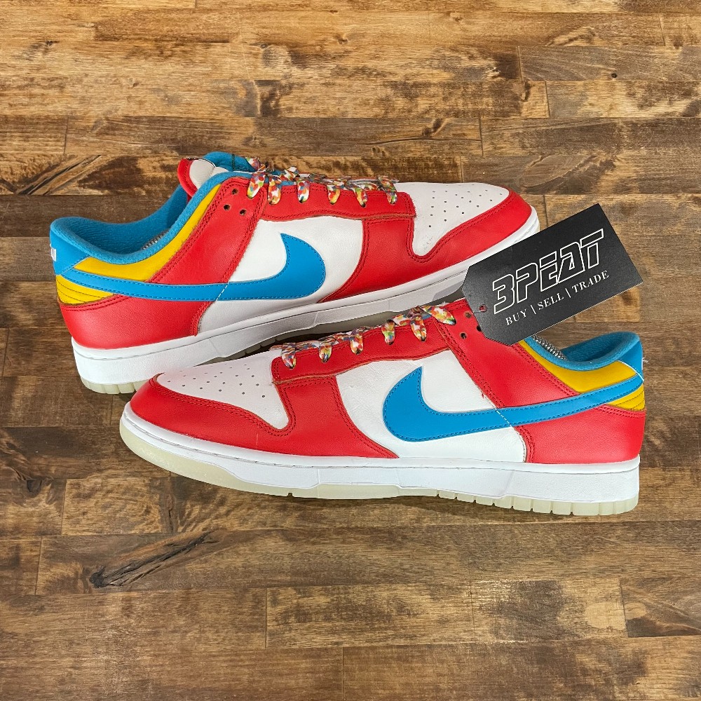 Dunk Low Lebron Fruity Pebbles (No Box) - Size 13