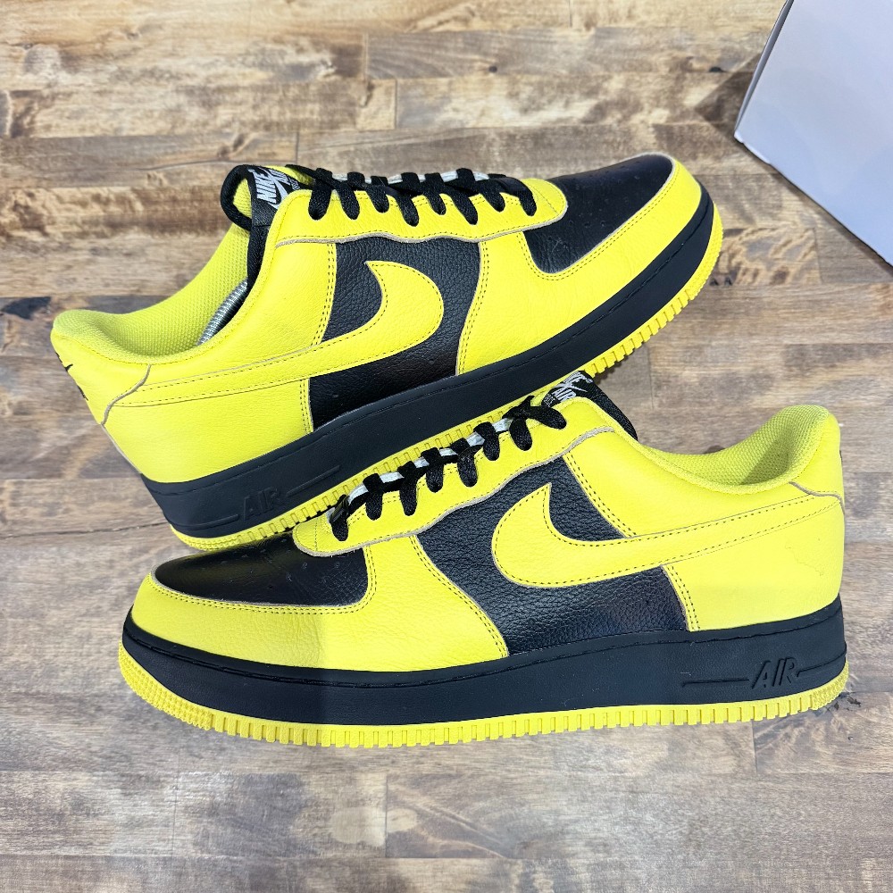 Nike Air Force 1 Low By You Black/Yellow - Size 12