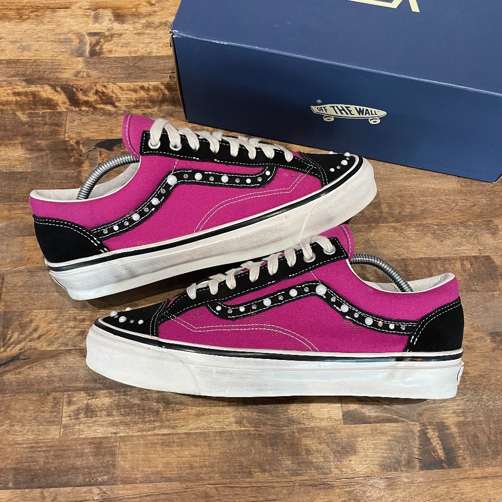 Vans Old Skool 36 Pearlized Fuchsia Red - Size 10.5