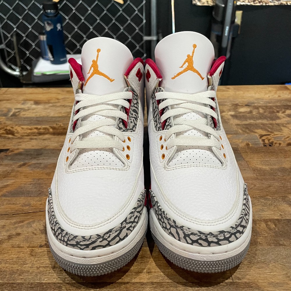 Jordan 3 Retro Cardinal - Size 10.5