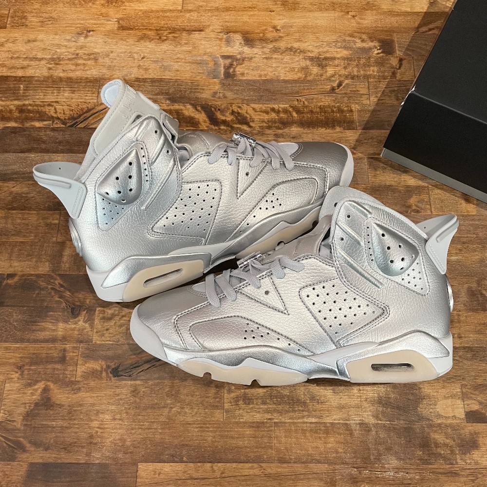 Jordan 6 Retro PSG Silver - Size 10