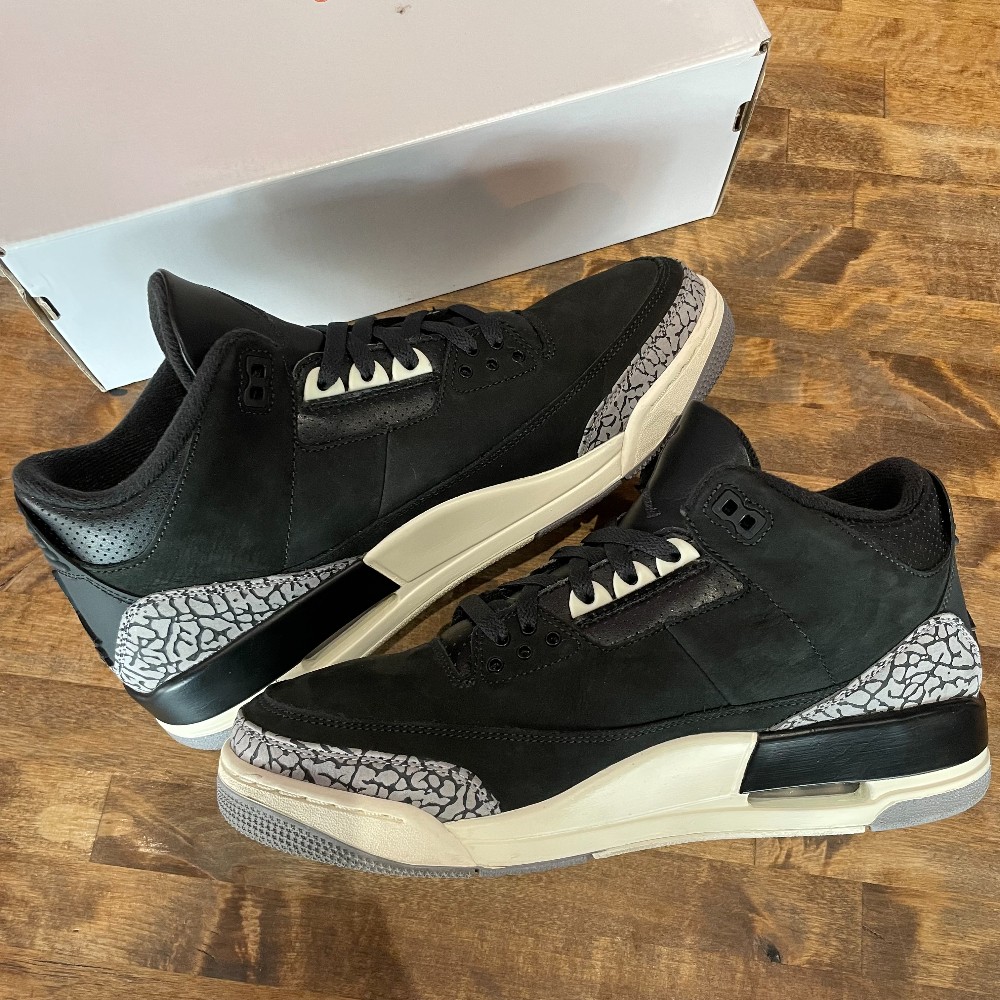 Jordan 3 Retro (W) Off Noir - Size 12W