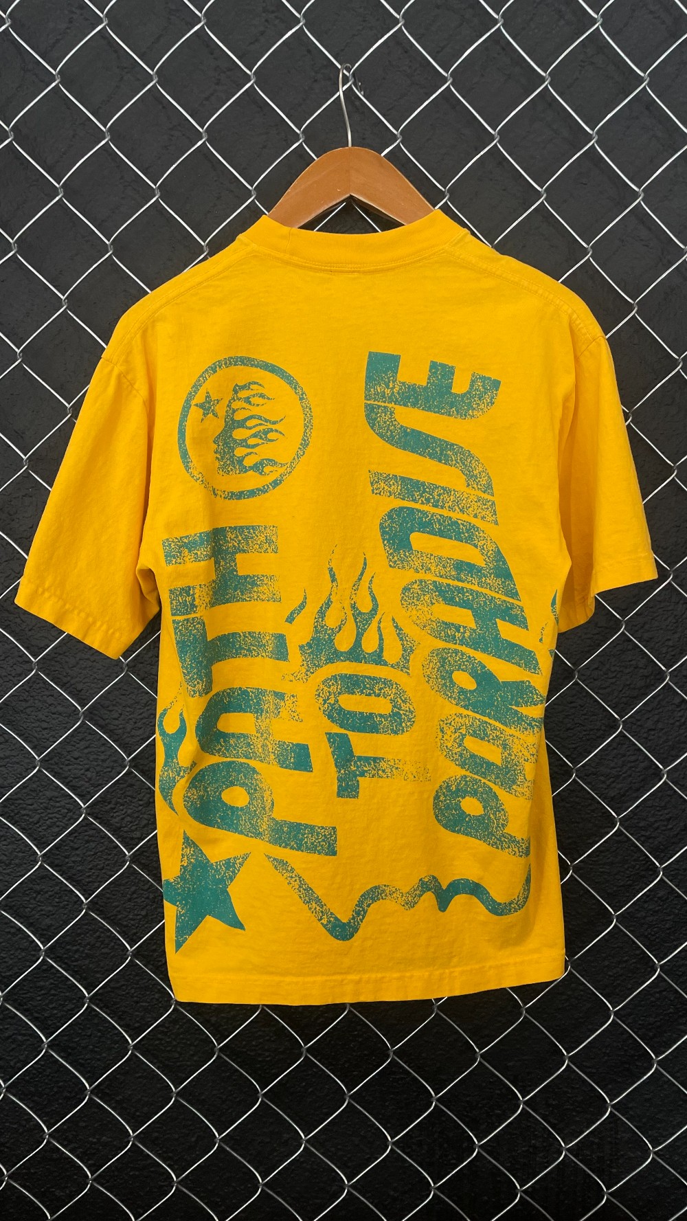 Hellstar Jesus Tee Yellow - S