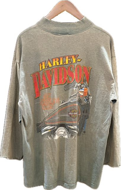 1996 Harley-Davidson American Icon L/S Mockneck Tee - L