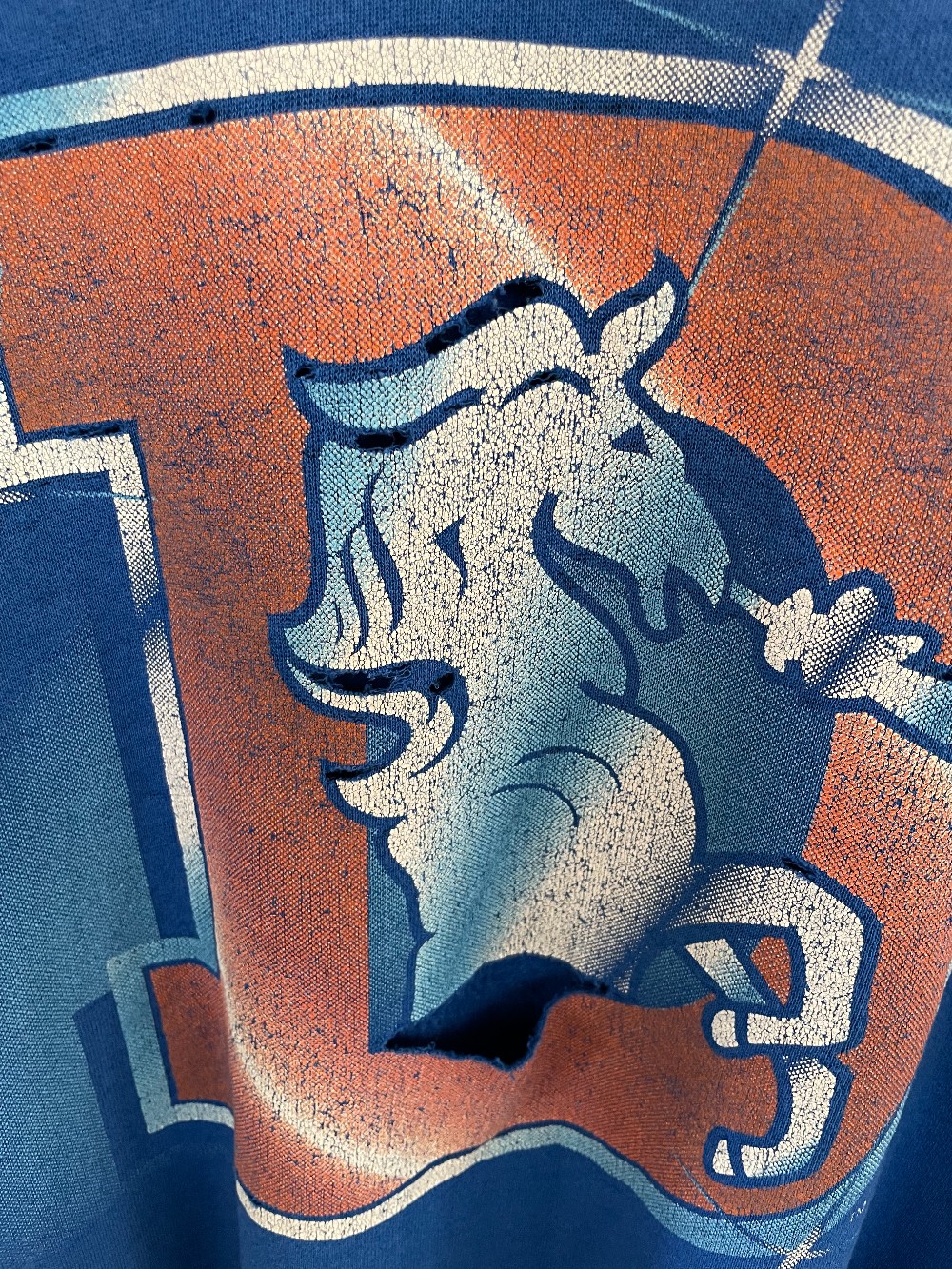 1994 Denver Broncos 3D Crewneck - XL