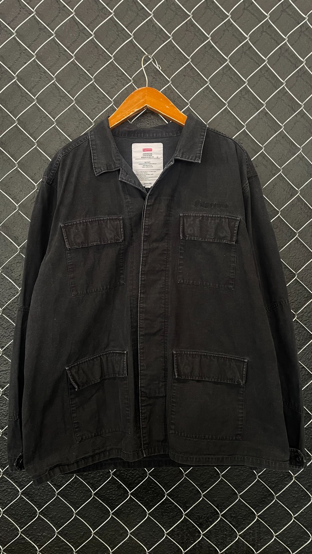 Supreme Hellraiser BDU Shirt Black - XL