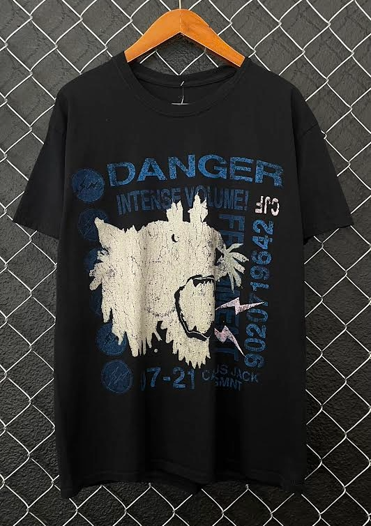 Travis Scott Cactus Jack for Fragment Danger Tee - M