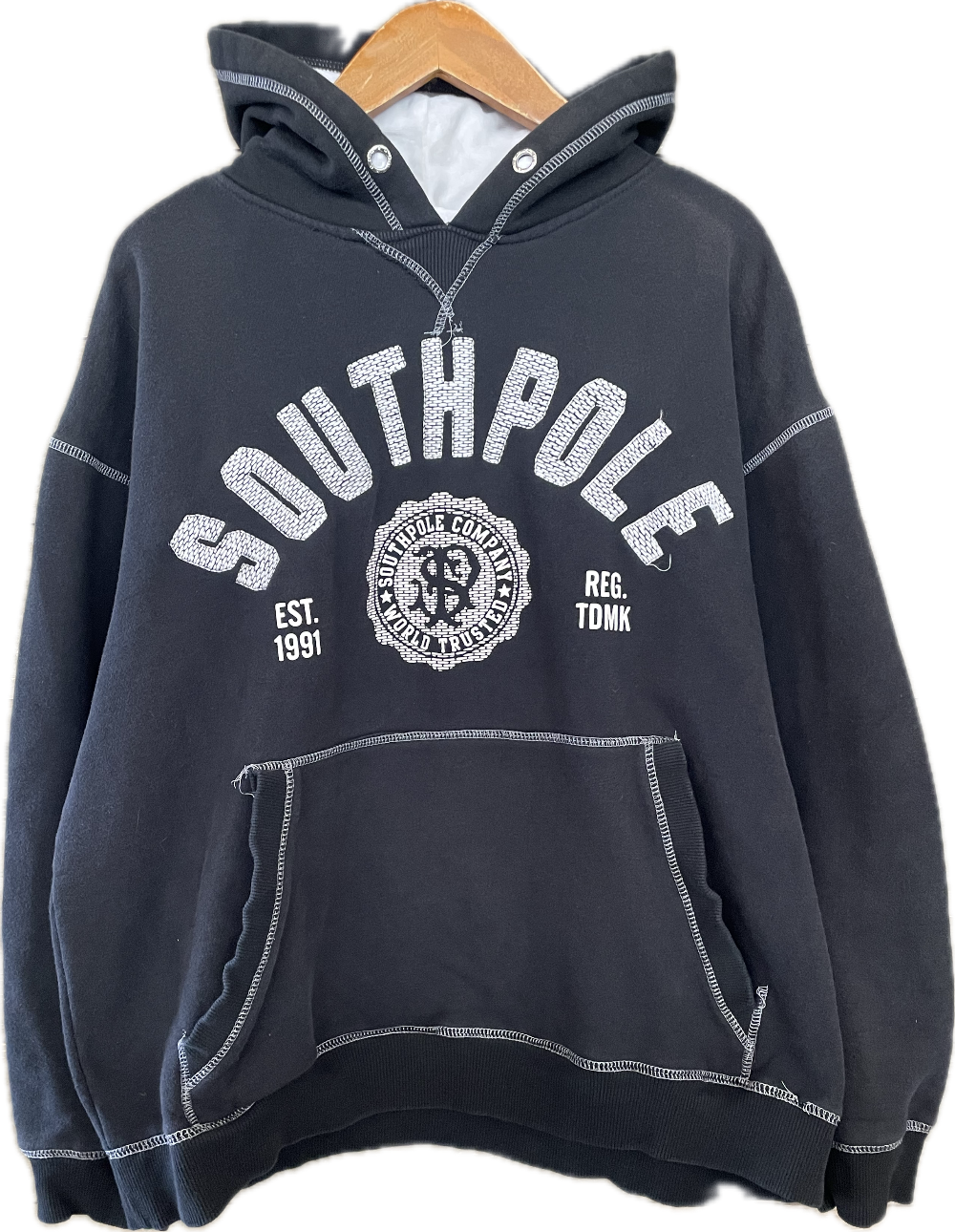 Y2K Southpole Stitched hoodie - XL