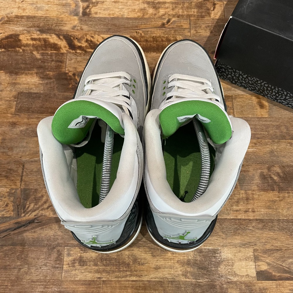 Jordan 3 Retro Chlorophyll - Size 10