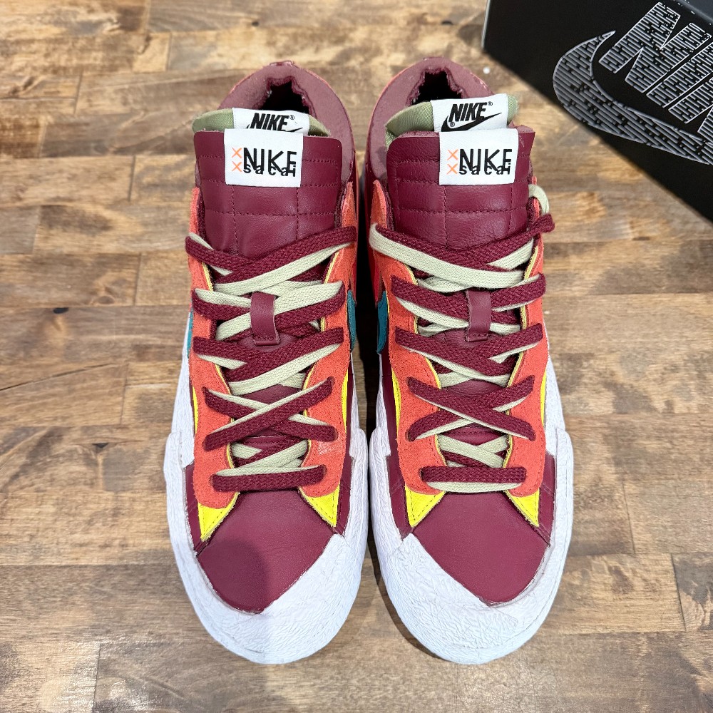 Sacai x KAWS Blazer Low Red - Size 10.5