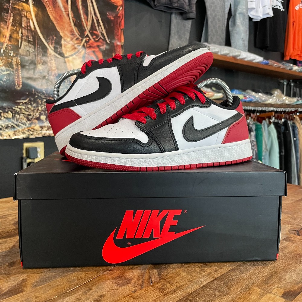 Jordan 1 Low Black Toe GS - Size 6.5Y