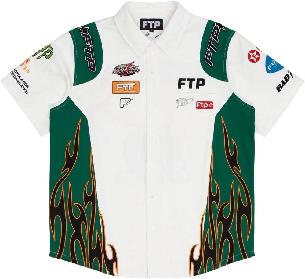 FTP Raceway Button-Up Shirt - L