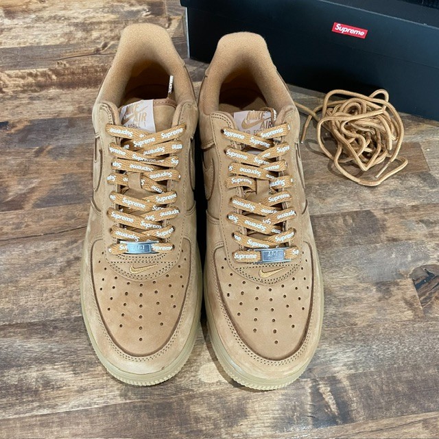 Supreme Air Force 1 Low Flax - Size 9.5
