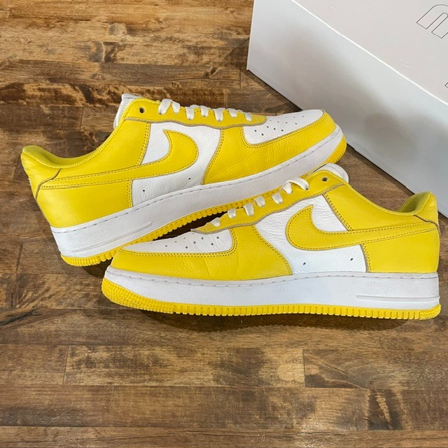 Nike Air Force 1 Low By You White/Yellow - Size 12