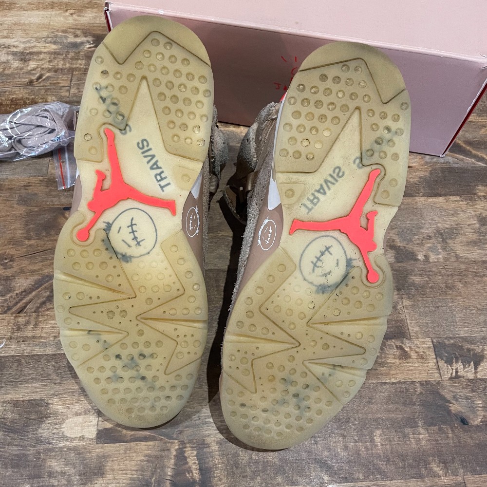Jordan 6 Retro Travis Scott British Khaki - Size 10