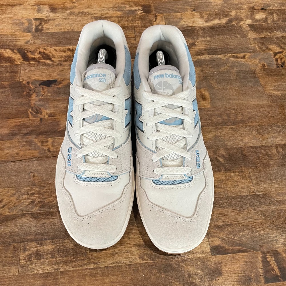 New Balance 550 White/University Blue/Gum (No Box) - Size 10