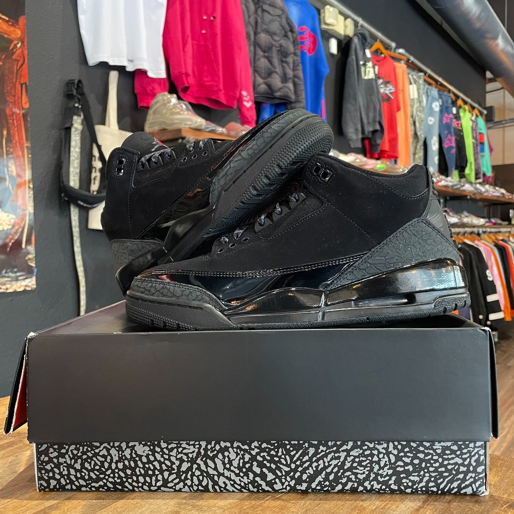 Jordan 3 Retro Black Cat - Size 9