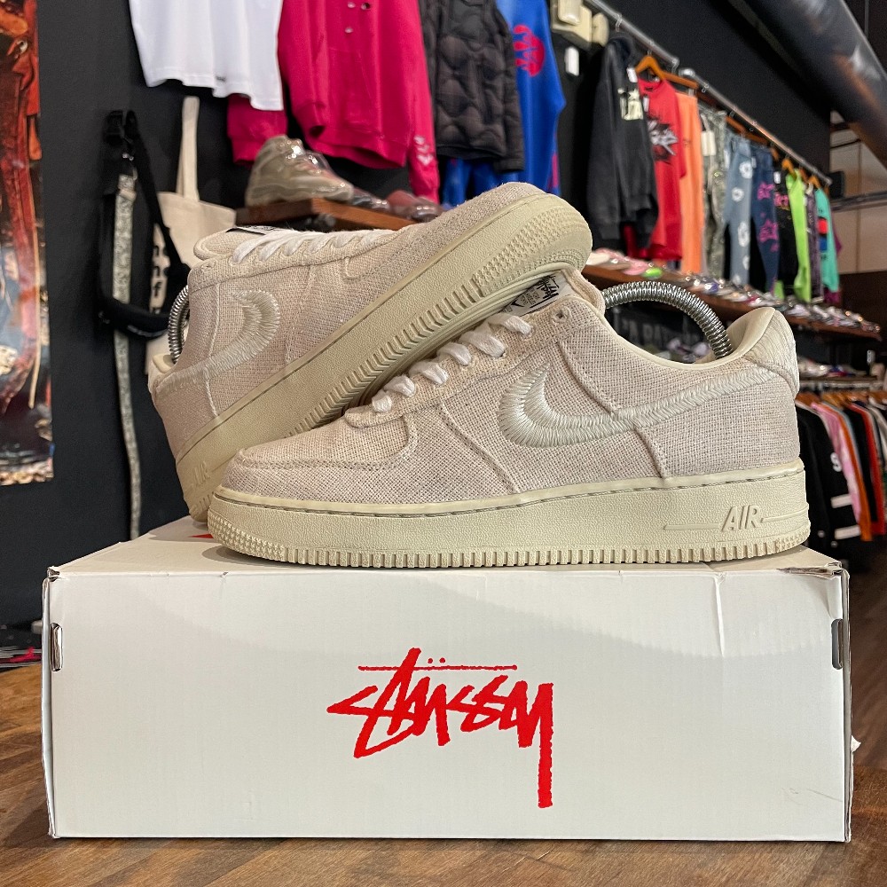 Stussy Air Force 1 Low Fossil - Size 7.5