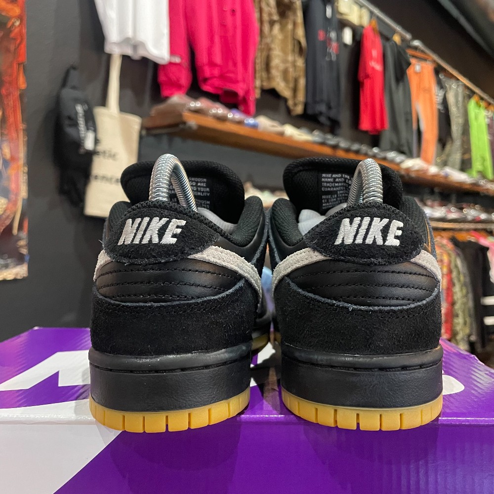 SB Dunk Low Black White Gum - Size 6