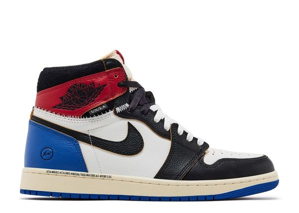 Jordan 1 Retro Fragment x Union Varsity Red Royal - Size 10.5