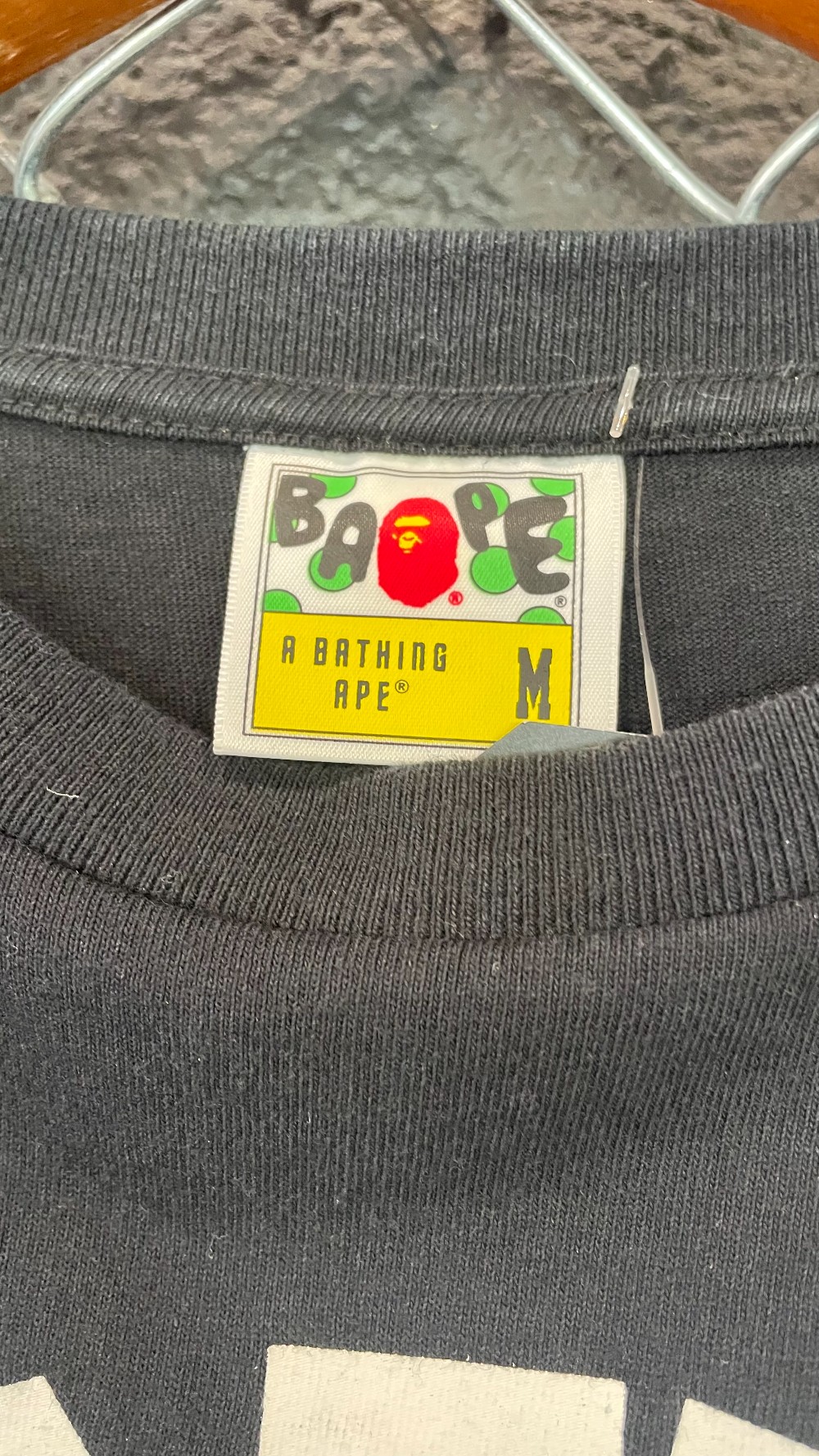 Bape Snow Camo College Tee - M