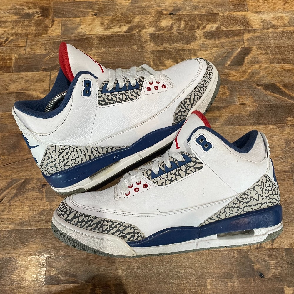 Jordan 3 True Blue (2016) (No Box) - Size 9.5