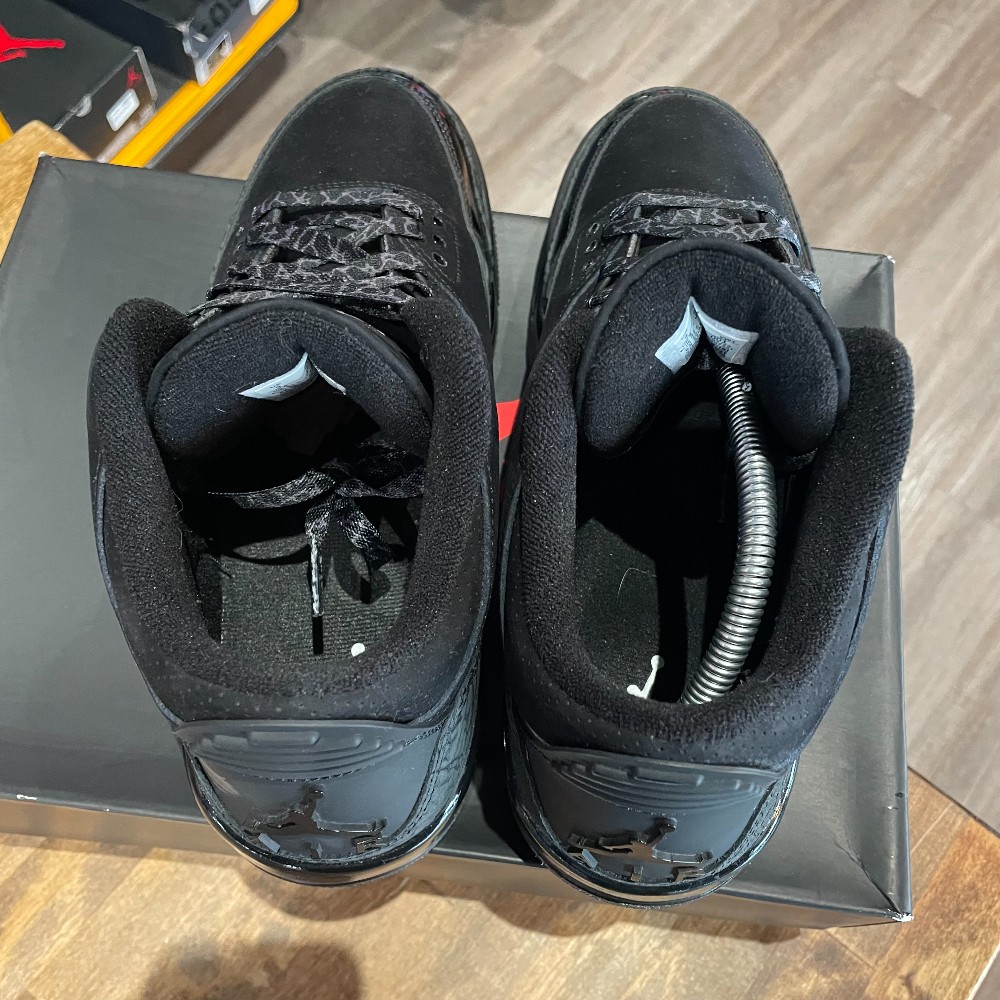 Jordan 3 Retro Black Cat - Size 9