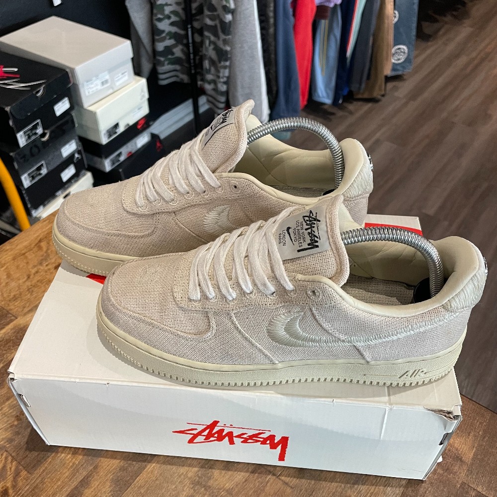 Stussy Air Force 1 Low Fossil - Size 7.5