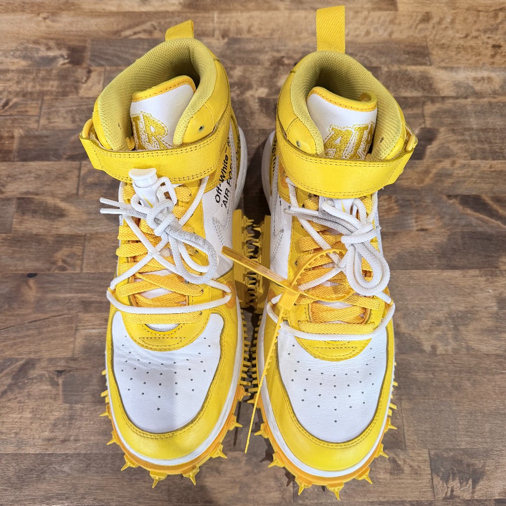 Off-White Air Force 1 Mid Varsity Maize (No Box) - Size 10.5
