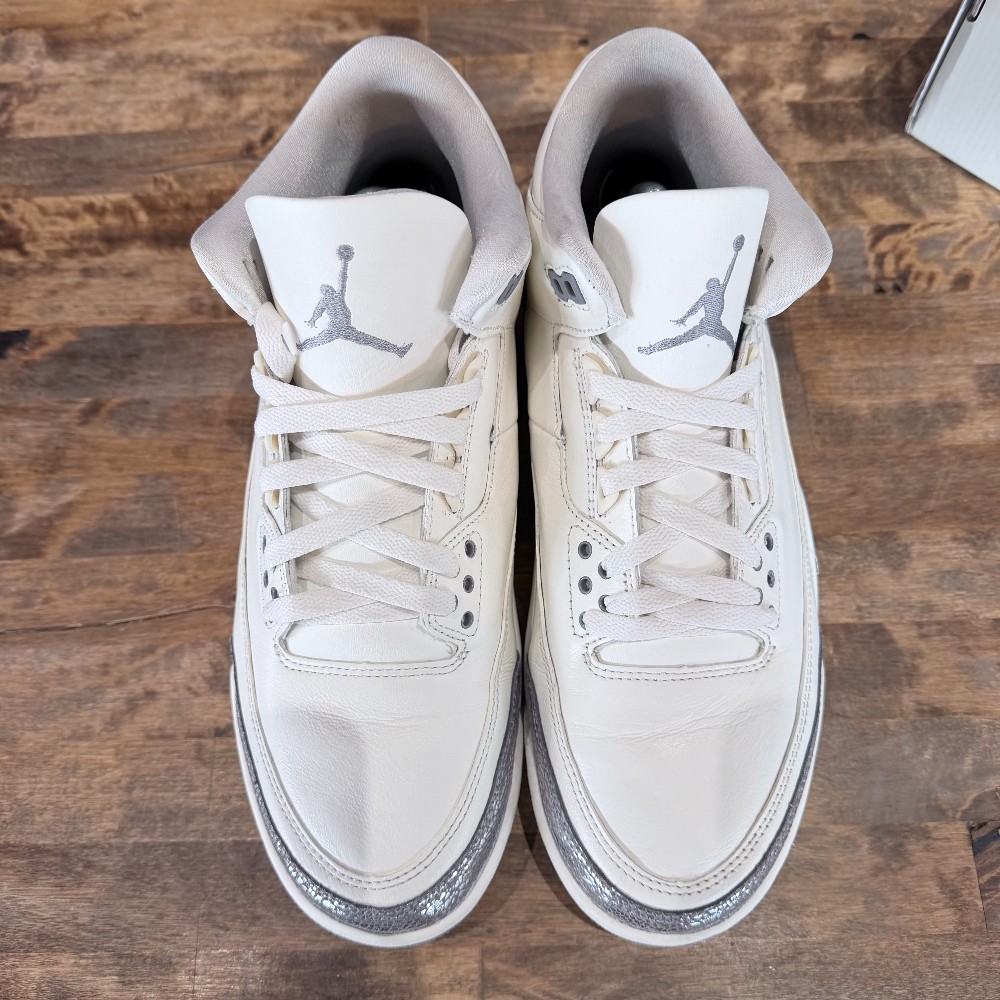 Jordan 3 Retro Sail Cement Grey (Women's) - Size 12W