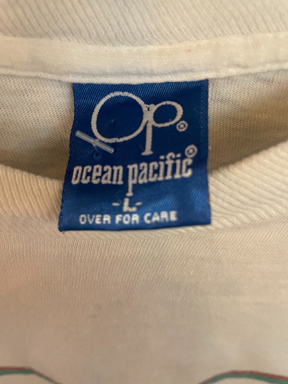 80s Ocean Pacific LS Tee - L