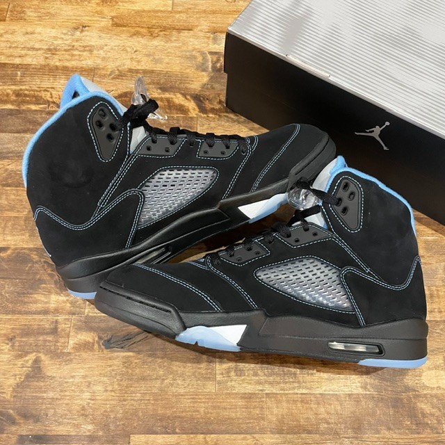 Jordan 5 Retro University Black University Blue - Size 11