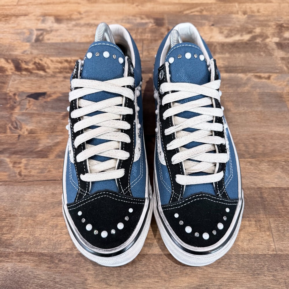 Vans Old Skool 36 Pearlized Black Navy - Size 8