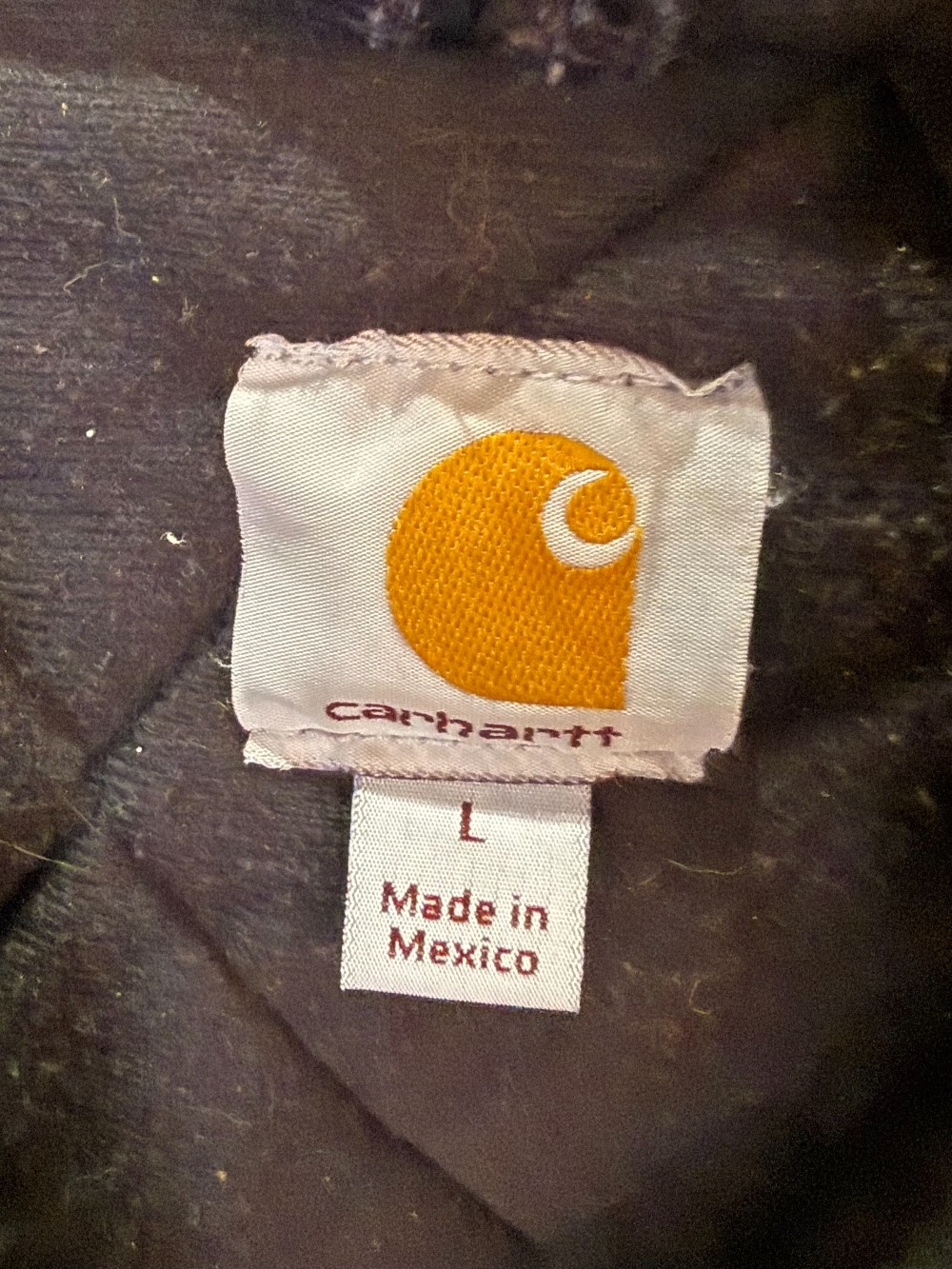 Carhartt Denim Hooded Duck Jacket Navy - L