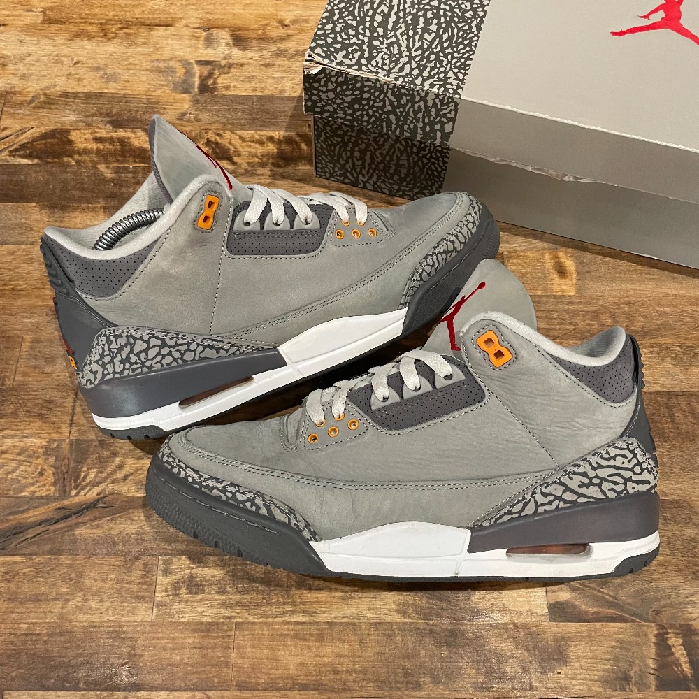 Jordan 3 Cool Grey - 9