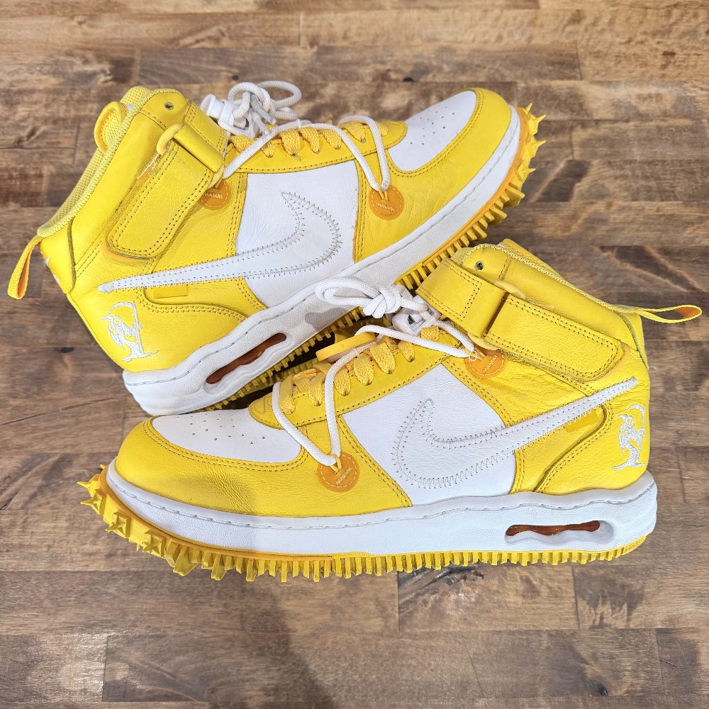 Off-White Air Force 1 Mid Varsity Maize (No Box) - Size 10.5