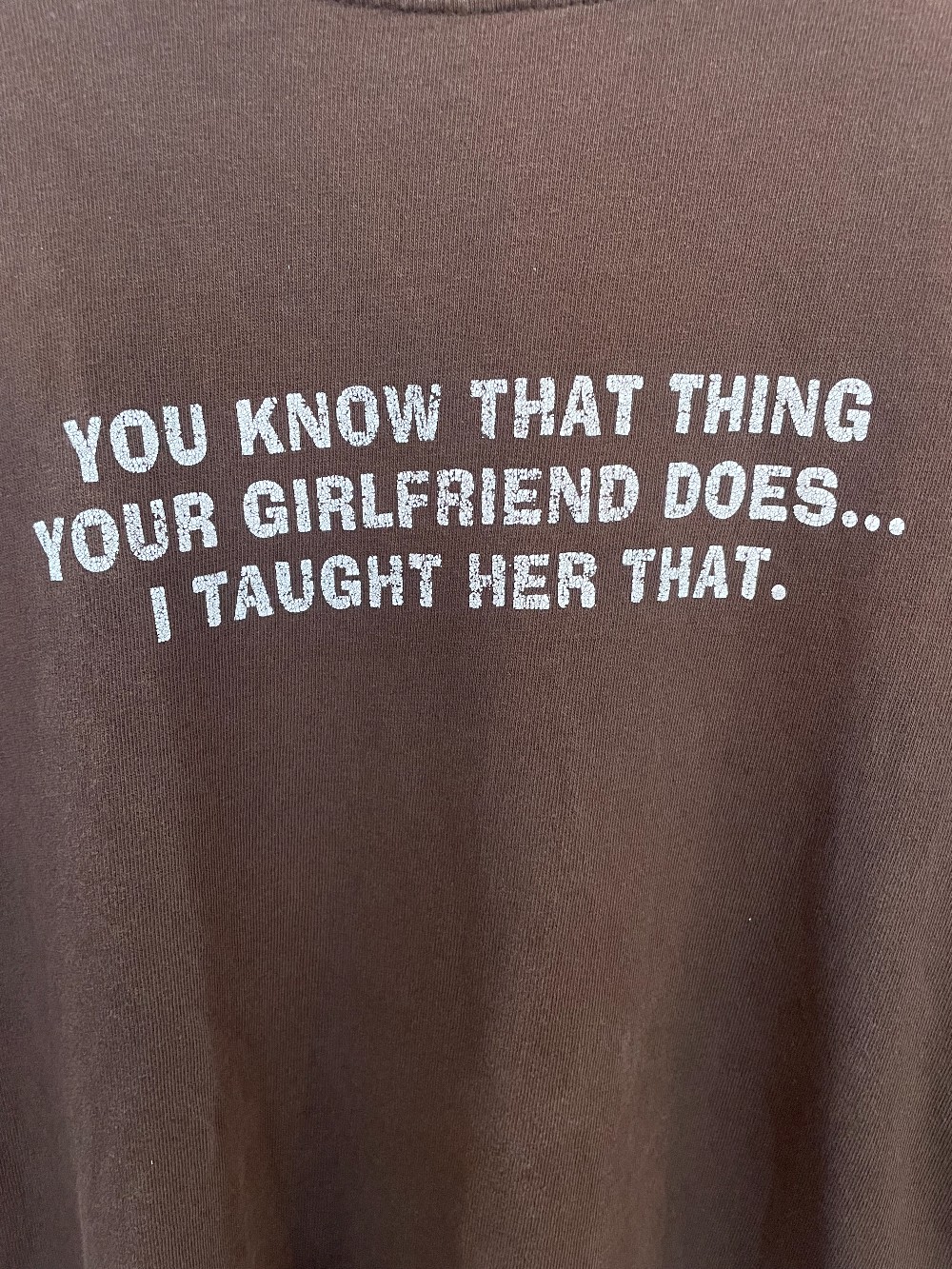 Y2K I Taught Her That Tee - XXL