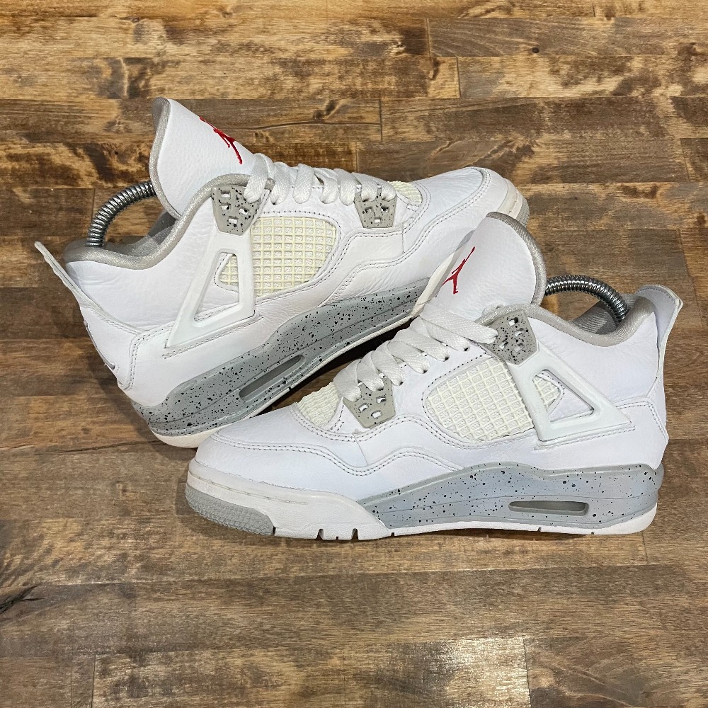 Jordan 4 Retro White Oreo (GS, NO BOX) - Size 5Y