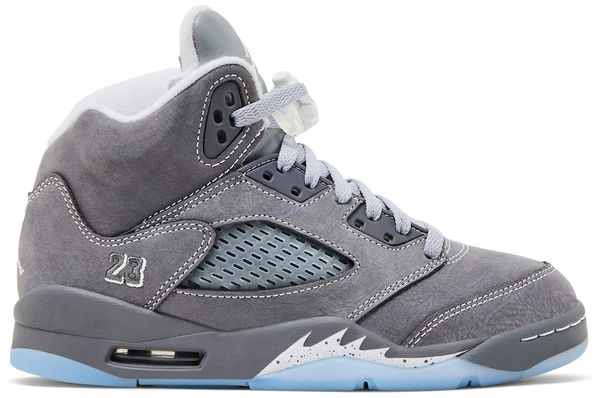 Jordan 5 Retro GS Wolf Grey - Size 7Y