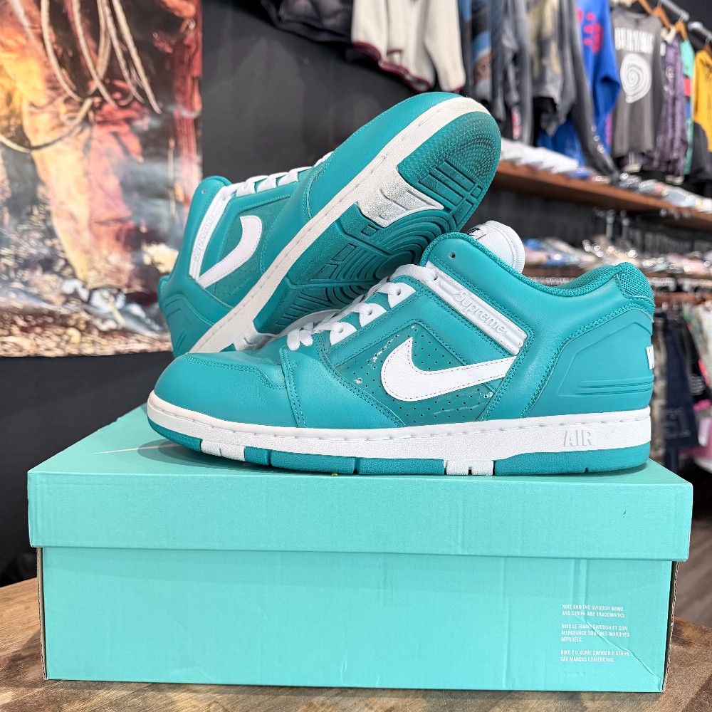 Supreme x Nike Air Force 2 Low Blue - Size 12