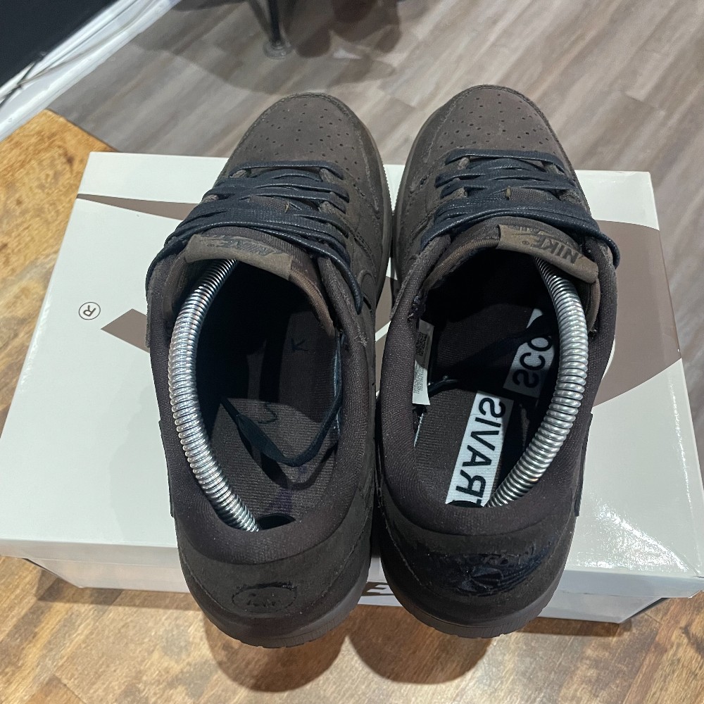Travis Scott Jordan 1 Low Velvet Brown - Size 8.5
