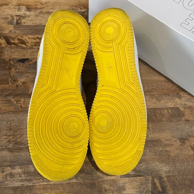 Nike Air Force 1 Low By You White/Yellow - Size 12