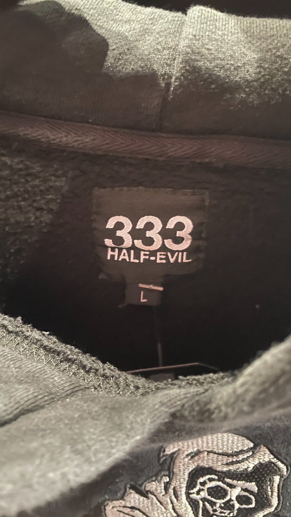 Half Evil 333 Hoodie - L