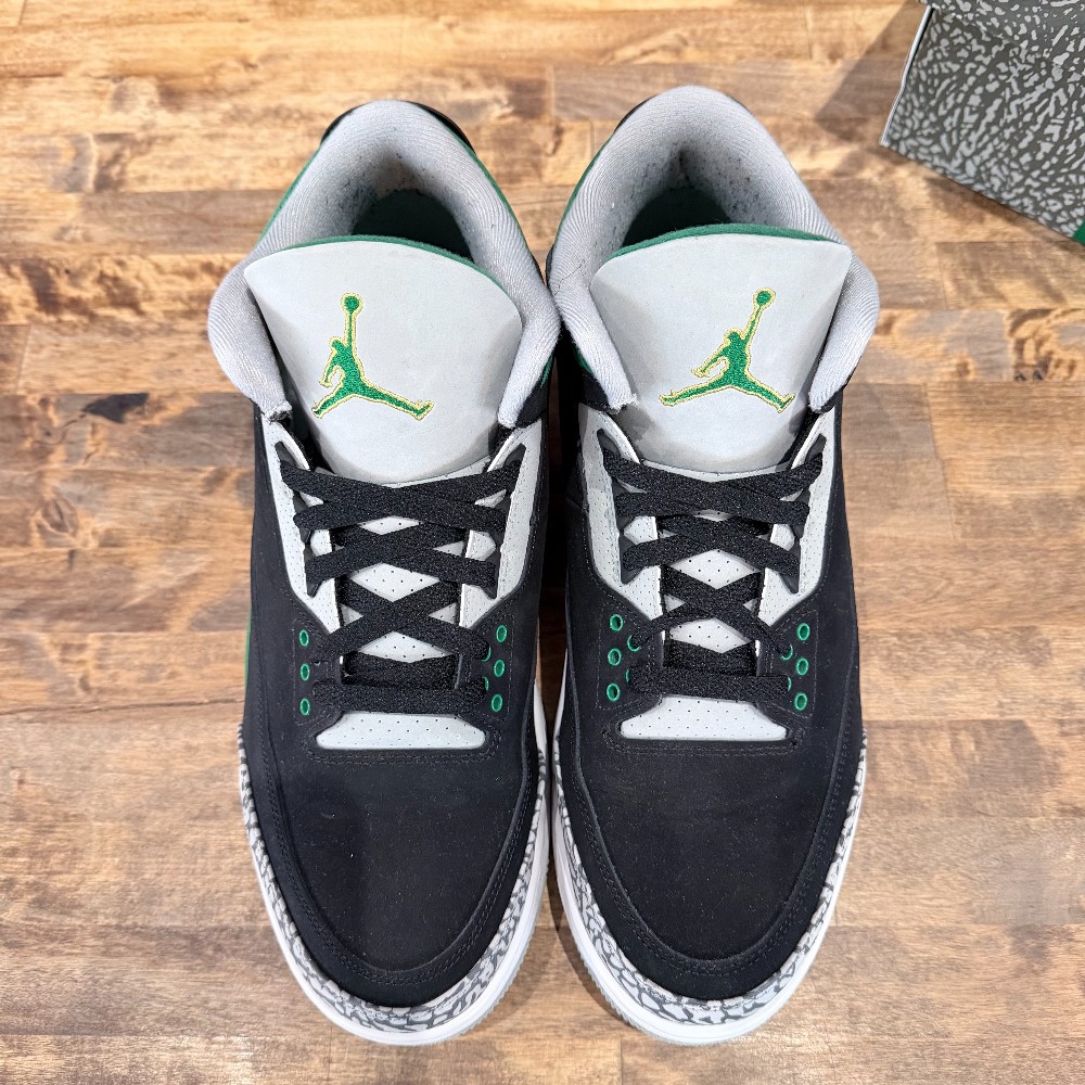 Jordan 3 Retro Pine Green - Size 12
