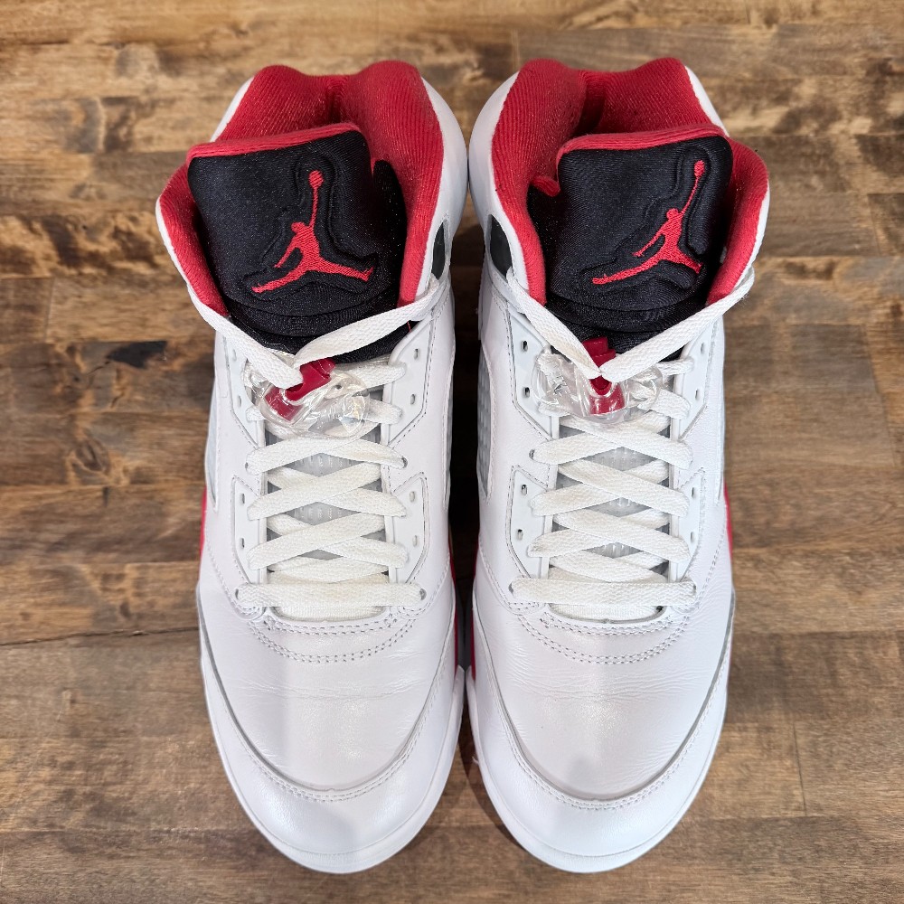 Jordan 5 Retro Fire Red Black Tongue - Size 10.5