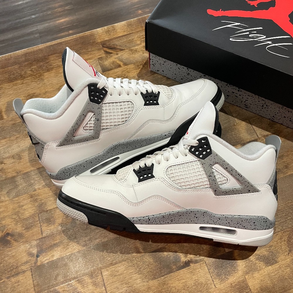 Jordan 4 White Cement - Size 11
