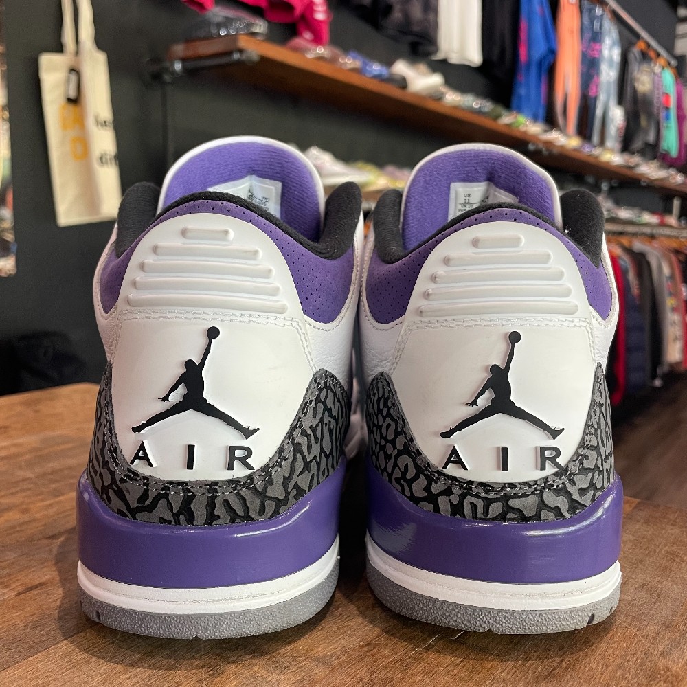 Jordan 3 Retro Dark Iris (No Box) - Size 11